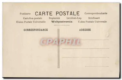 Het Geheim van de Postzegels — onbekende uitgever, serie-nummer niet zichtbaar — Achterkant