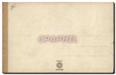 O Sanglage dos Doux Raisers — Carta postal decorativa com selos e mensagens de amor — Verso