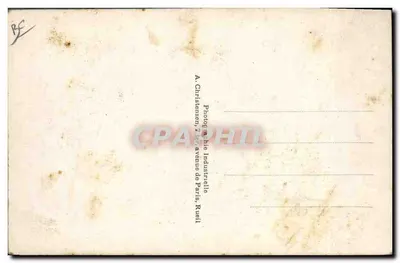 Aparecimento da Virgem para Bernadette — A Imaculada Conceição — A. Christensen, Fotógrafo Industrial, Rueil — Verso