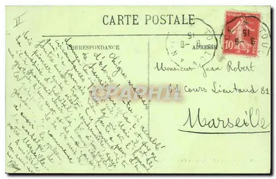 Juan-les-Pins — O Grande Pinheiro Abeto — LL. — N°20 — Verso