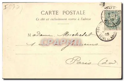 Floresta de Fontainebleau - O Jupiter — Thibault, editores, Fontainebleau-Melun — Verso