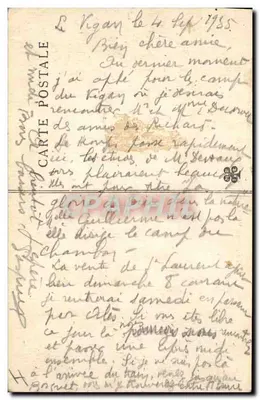 Le Vigan — Promenade dos Castanheiros — editor desconhecido, n° 2 — Verso