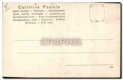 Kobieta w ramce roślinnej — Art nouveau — wydawca Bior, nr 6101 — Rewers