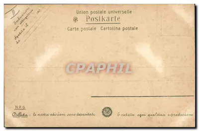 Dois crianças em um quadro decorativo — Mottinger & Cie, n° 195 — Verso