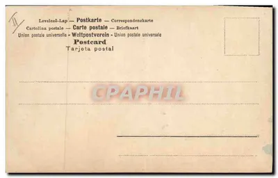 Kobieta i dzieci w naturalnym otoczeniu — wydawca nieznany, nr serii 192 — Rewers