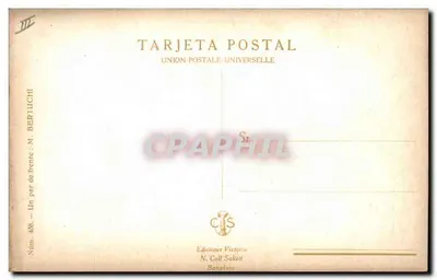 Toreador i byk — scena bullfightingu — Wydawnictwo N. Coll Salieti, Barcelonie, nr 488 — Rewers