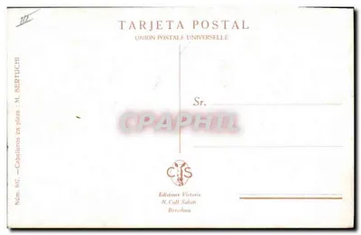 Kawalerowie — Tauromachie — Wydawca N. Coll Salièti, nr 807 — Rewers