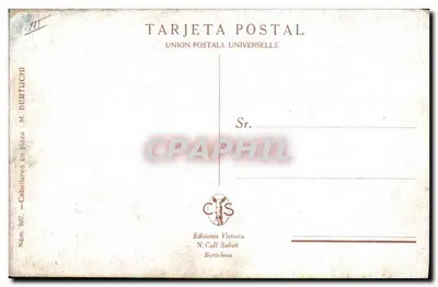 Cavalos na praça — N.º 807 — Ediciones Victoria N. Coll Salièti, Barcelona — Verso