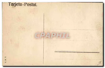 Bilhete postal antigo Corrida Course de taureaux El Descabello — Verso