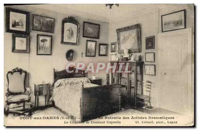 PONT-aux-DAMES (S.-et-M.) — Quarto de Constant Coquelin — Cl. Collard, fot., Lagny