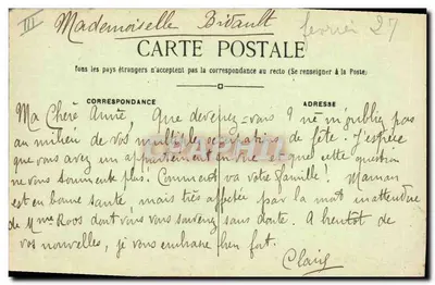 PONT-aux-DAMES (S.-et-M.) — Quarto de Constant Coquelin — Cl. Collard, fot., Lagny — Verso