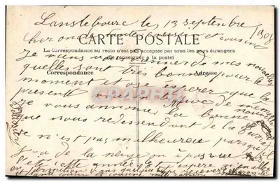 Fleurs de montagne séchées — bouquet avec ruban rose — éditeur non visible — Verso