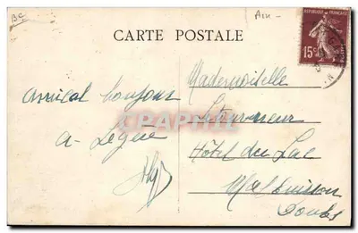 Les Courtisailles — Bourg — L. Ferrand uitg. — Achterkant