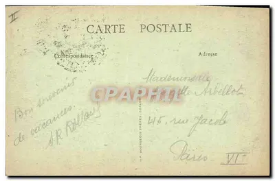 Sceny wiejskie — Chaume bressan. — J. R. Chalons, wydawca. — Rewers