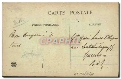 Batismo Bressan — cena de folclore — L. Ferraud, edição Bourg — Verso