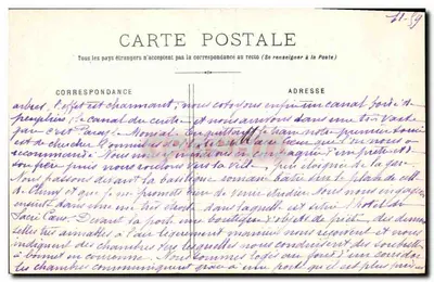 Kostiumy bressańskie — Drukarnia Papieru J.-A. Durand, ulica Pont, 1, Mâcon — n° 11-89 — Rewers