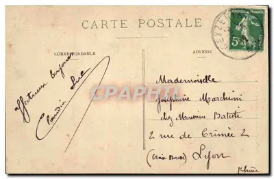 Velhos Trajes de Bresse — A Proposta de Casamento — B. Ferrand, editor, 41, Rue Centrale, Bourg (Ain) — Verso