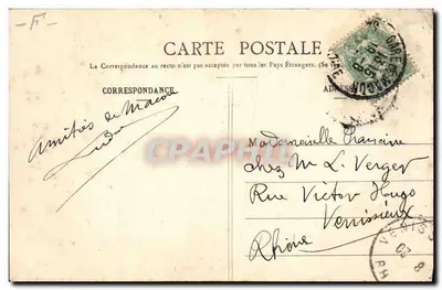 Zet e Zette — personagens vestidos — D. Dural, fot., Bourg — Verso