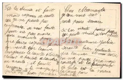 Pombo e peixe — 1º de Abril — série 11440 — Verso