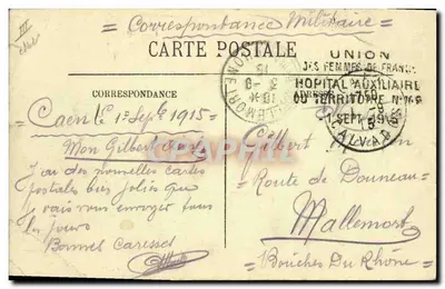 Caen — Klub Tenisowy Caennais — LL, nr 121 — Rewers