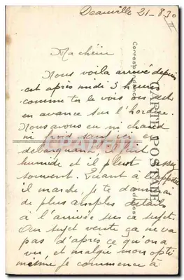 Deauville. La Plage Fleurie. El tenis frente al Hotel Normandy — G.F. Le Havre, n°521 — Reverso