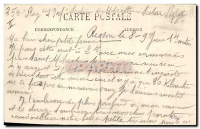 Bar-le-Duc — O Grande Carvalho do Paquis — Edição dos Magasins Réunis, n°89 — Verso