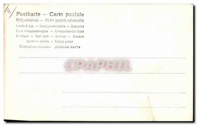 Miłość i muzyka pod drzewami — wydawca Weltpostverein — Rewers