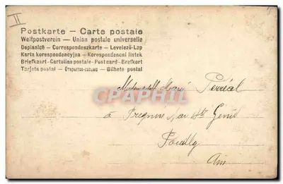 Esqui e neve — Carta de despedida — n° 1099/26 — Verso