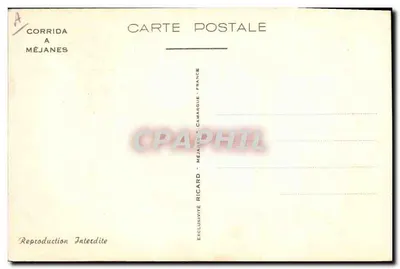 Corrida w Méjanes — Dobry pik — Henry Couve — Rewers