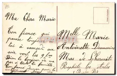 Arrastre del Toro — espetáculo equestre espanhol — editor desconhecido, série 10419 — Verso