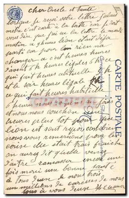 Chasseurs à Pied Belges - Ao Estande — Thiéry & Cie, Marselha, L.V.C. - L.3 — Verso