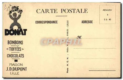 Para w lesie — romantyczna scena — Foto J.D. DUPONT, Lille — Rewers