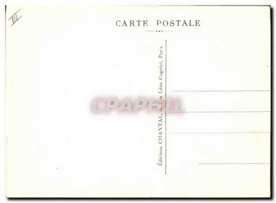 George Brent — portret w stroju balowym — Éditions Chantal, Paryż — Rewers