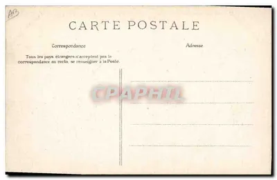 Quarto de pensionista — Casa de repouso dos Artistas Dramáticos em Pont-aux-Dames, Couilly (S.-et-M.) — Verso