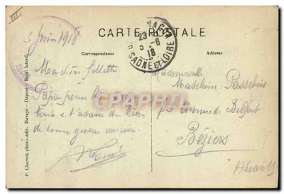 Bressane — stroj tradycyjny — P. Charvet, wydawca — Rewers