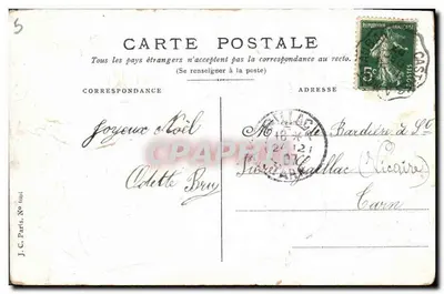 Papieren en bloemenvoorraad — Echte vriendschap — J.C. Paris, No 104 — Achterkant