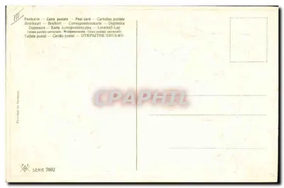 Ryba z października — Przypomnienie przyjaźni — Wydane w Niemczech, seria 7692 — Rewers