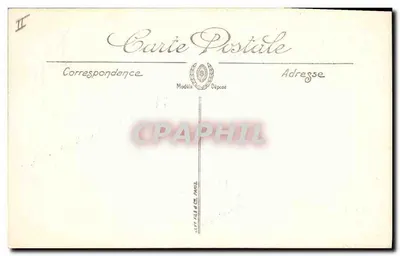 Châtel-Guyon — No Parque — O Tênis — Edição Laronde — Verso