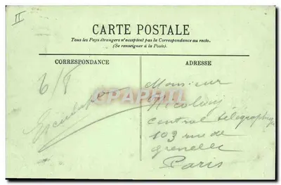 Le Tréport — A Esplanada — LL. — Verso