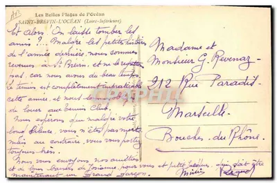 Saint-Brevin-l'Océan — Les Tennis Club — wydawca KD — Rewers