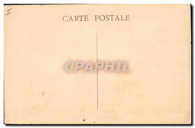 Bilhete postal antigo Árvore da Santa Baume Os 3 carvalhos — Verso