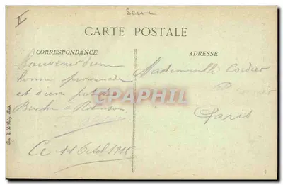 Najstarszy Czerniak z ROBINSON — P. Javelle & Fot. Robinson, n°37 — Rewers