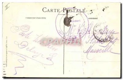 Mosteiro de LAGHET (a.m.) — Estrada da Corniche — Edição Albert, n°1096 — Verso