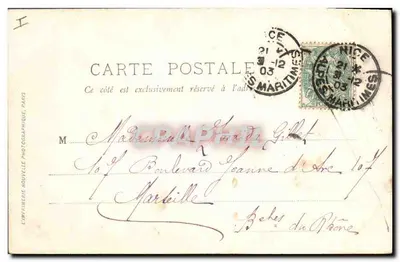 Wyspy Lérins — Święty Honorat — Wejście do klasztoru — LL. n°670 — Rewers