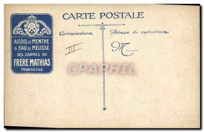 Soldados em campanha — uma boa partida — Frère Mathias, Marselha — Verso
