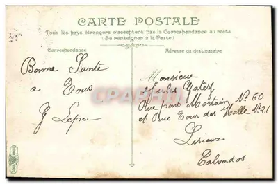 Infanteria — Studio degli allievi caporali — Martapes, n° 3614 — Verso
