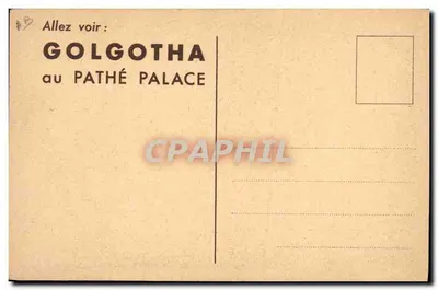 Golgotha — Film J. Duviviera — Wydawca Pathé — Rewers
