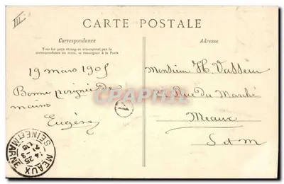 Dom emerytalny Artystów Dramatycznych w Pont-aux-Dames-Couilly — Widok z drogi do Coulommiers — C. L. — Rewers