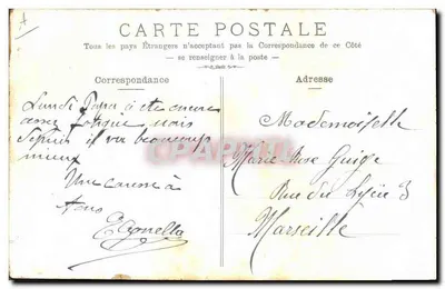 Kobieta i dziecko z kurami — Bressane — R. (wydawca) — Rewers