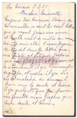 Drewniarz z Bresse — scena życia — L. Ravier, wyd. Bourg — Rewers